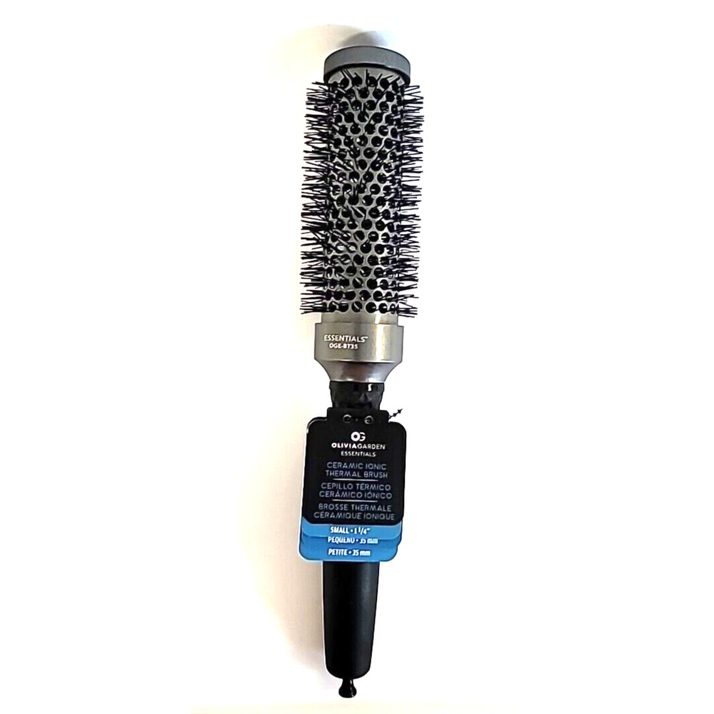 Olivia Garden Essentials Ceramic Ionic Thermal Round Brush 1-1/4" Diameter